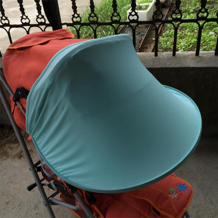 Baby Stroller Sunshade Windproof Umbrella Sun Shield