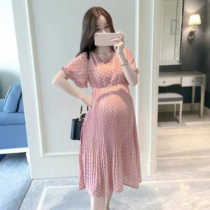 Wave Point Maternity Dress: Embrace Your Style During Pregnancy